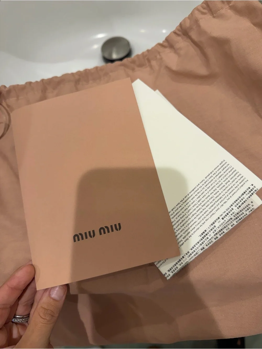 Miu Miu Chocolate Brown Crochet Bucket Hat with Gold Logo